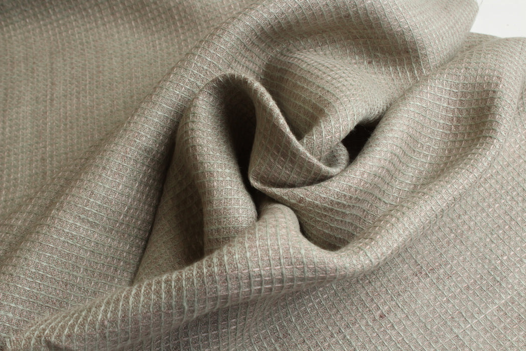 Premium Waffle Weave Linen – Lightweight & Soft, 100% Linen