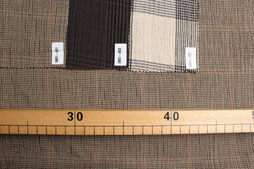 Organic Cotton Double Gauze – Checks & Windowpane
