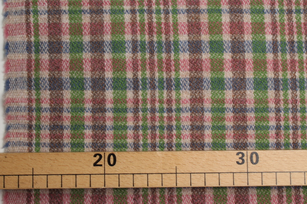 Multicolour Yarn-Dyed Wool Check – Italian Designer Stock