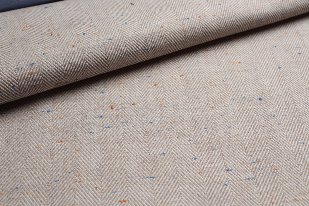 Cotton Herringbone Shirting – Botonato Weave – 4 Colors