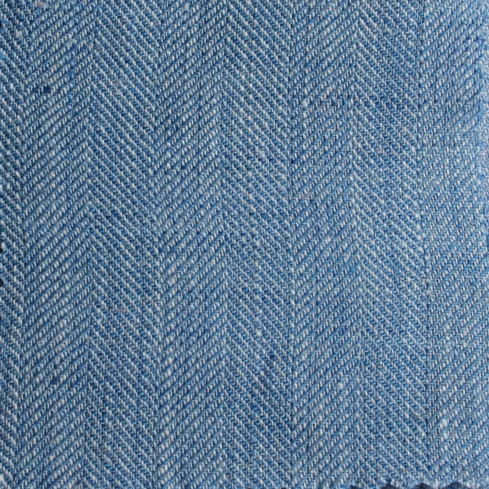 Yarn-Dyed Herringbone Linen Fabric – 100% European Flax® – 18 Colors