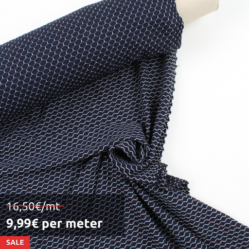 6 MTS ROLL - Recycled Polyamide blend Jacquard Jersey for Swimwear - OFFER: 9,99€/mt-Roll-FabricSight