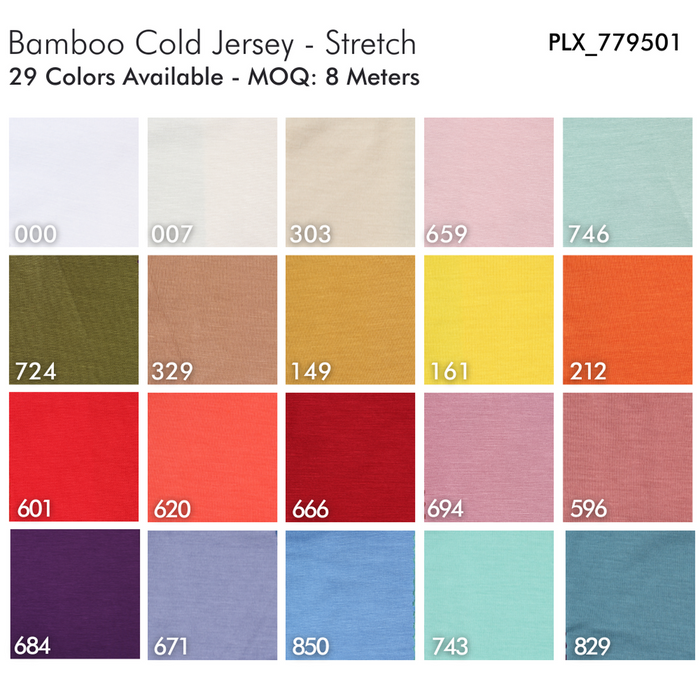 6 Mts Roll - Bamboo Cold Jersey - Stretch (Dark Grey) - OFFER: 8.75€/MT-Roll-FabricSight