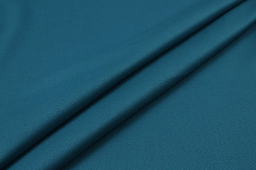 6 Mts Roll - Bamboo Twill for Trousers - Stretch (Petrol Blue) - OFFER: 12,10€/MT-Roll-FabricSight