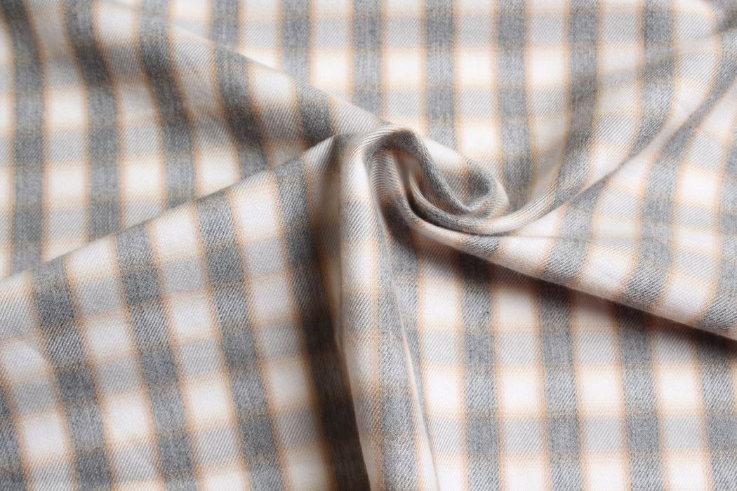 Brushed Cotton Flannel – Checks Shirting (3 Variants)