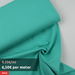 7 Mts Roll - Brushed Fleece Organic Cotton (Turquoise) - OFFER: 6,50€/Meter-Roll-FabricSight