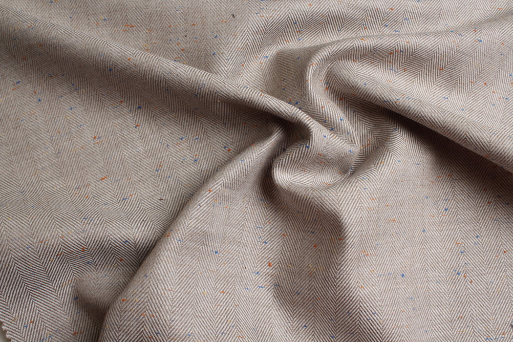 Cotton Herringbone Shirting – Botonato Weave – 4 Colors