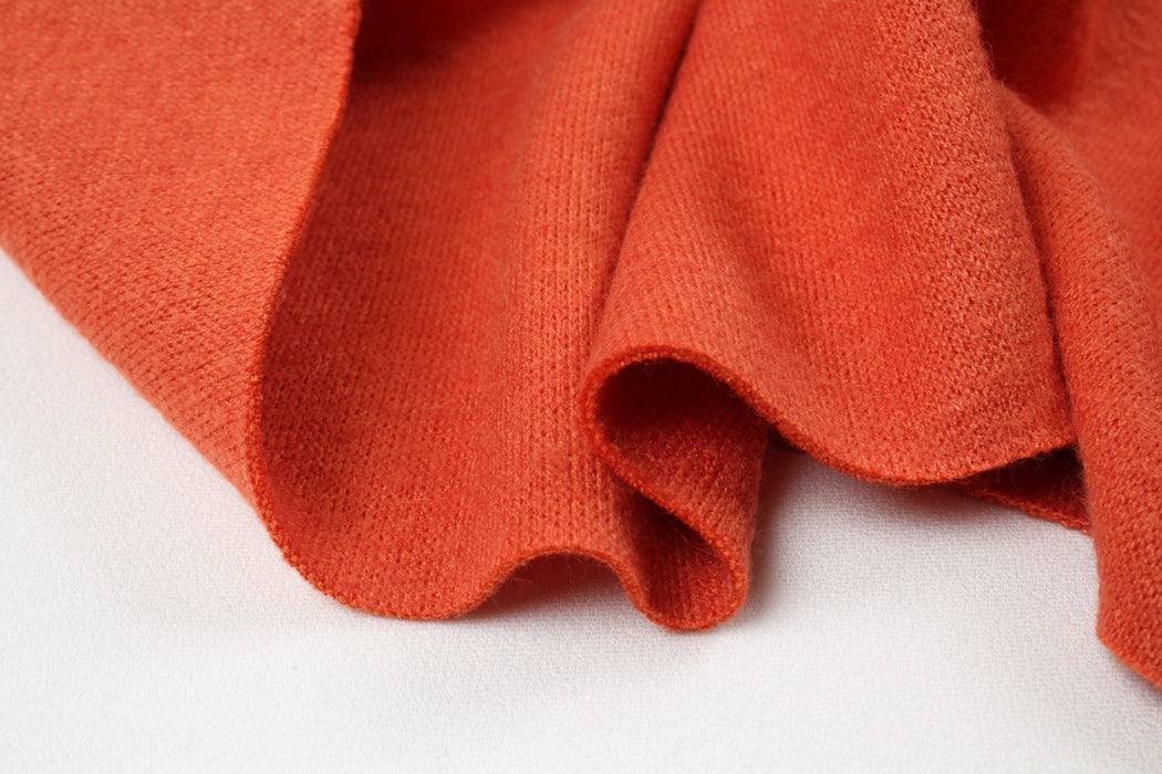 8 Mts Roll - Cashmere Touch Knit (Orange) - OFFER: 10,30€/Mt-Roll-FabricSight
