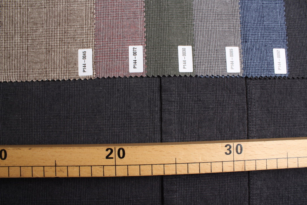 Cotton Linen Structured Prince of Wales Fabric – European Flax® – 5 Colors