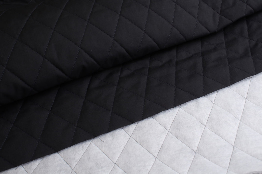 Quilted Rhombus Lining – Recycled Polyester & Organic Cotton
