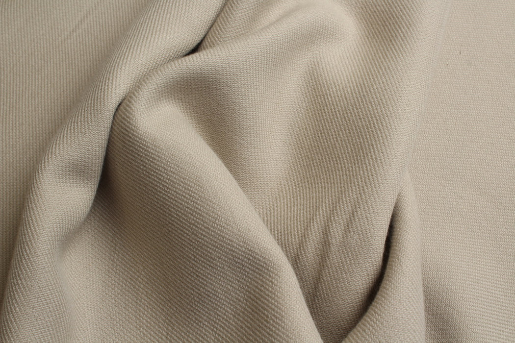 Wool Cotton Twill for Coats - 2 colors
