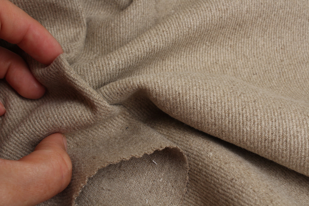 Heavyweight Linen Twill – European Flax® – Natural Linen Fabric