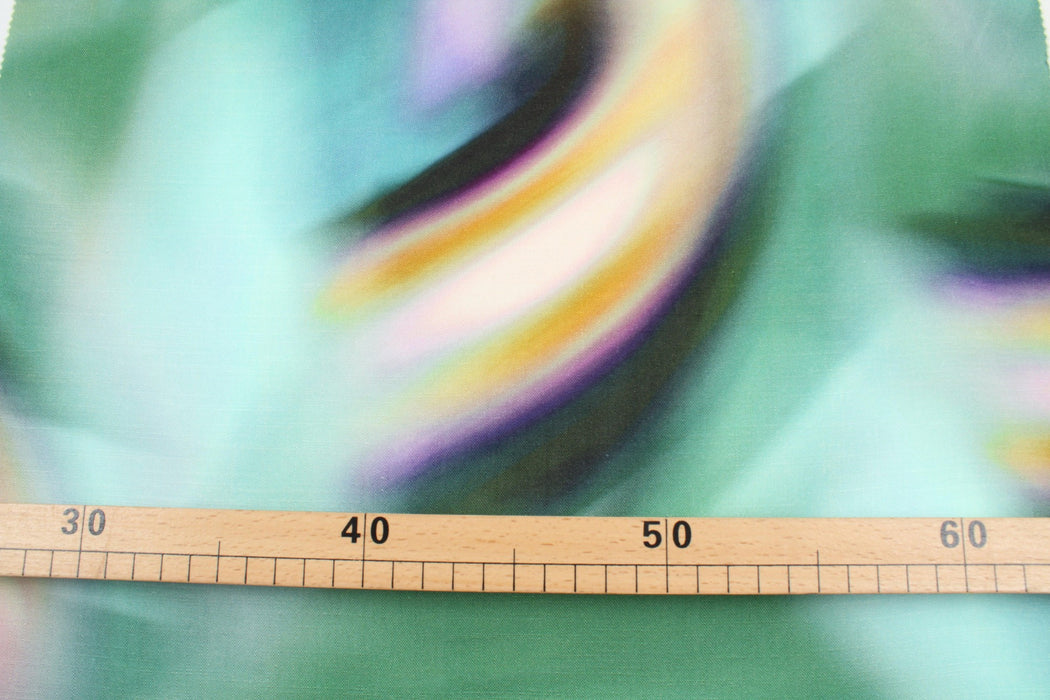Abstract Print Cotton Plain (Green) - M.O.Q 30 Mts-Fabric-FabricSight