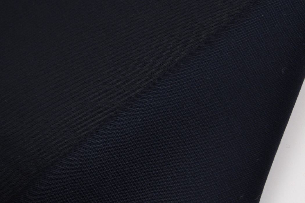 Acetate and Ecovero Viscose Shiny Satin - Navy-Fabric-FabricSight