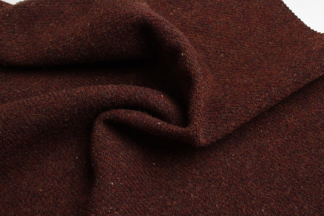 swatch-Luxury Shetland Wool Fabric – Soft Italian Designer Deadstock