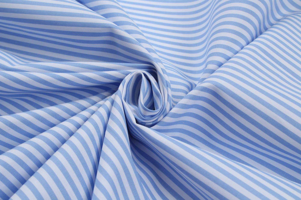 BCI Cotton Poplin Pinstripes - 14 colors available-Fabric-FabricSight