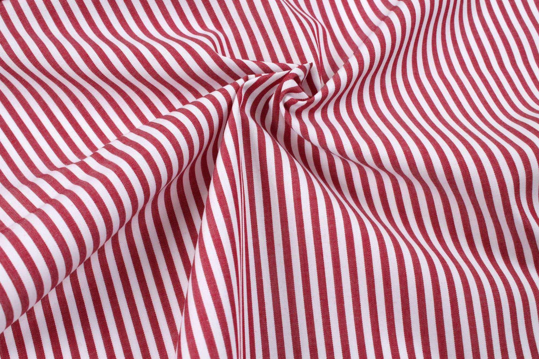 BCI Cotton Poplin Pinstripes - 14 colors available-Fabric-FabricSight