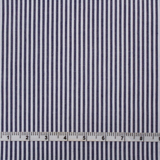 BCI Cotton Poplin - Pinstripes - 7 Variants-Fabric-FabricSight