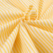 BCI Cotton Poplin Pintripes - Yellow (1 Mt Remnant)-Remnant-FabricSight