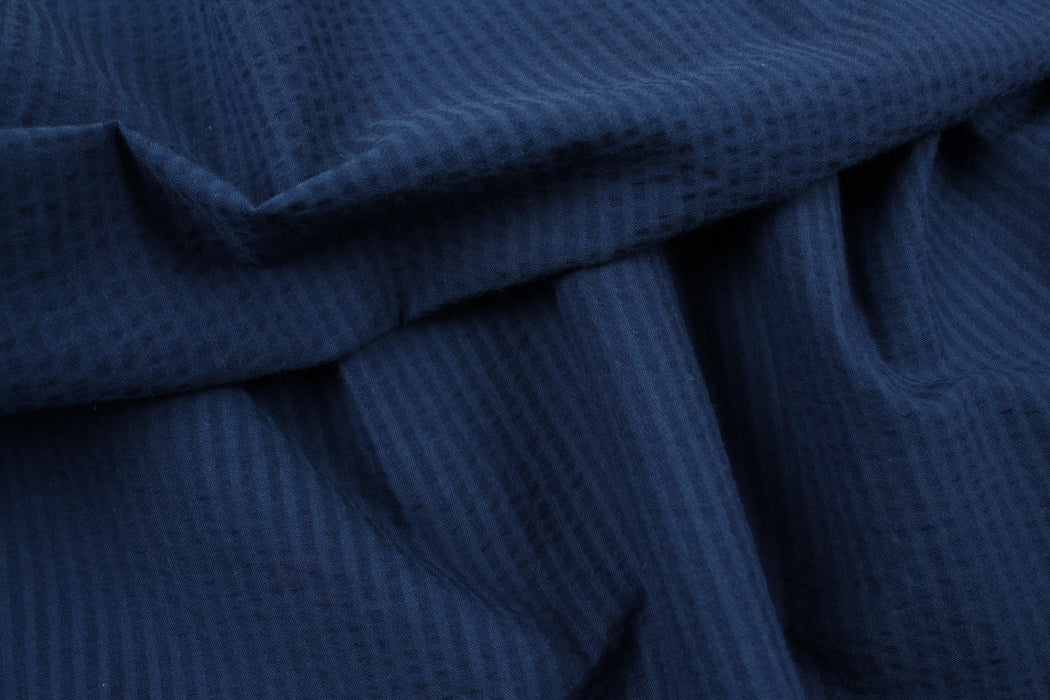 BCI Cotton Stripes Seersucker - 6 color available-Fabric-FabricSight