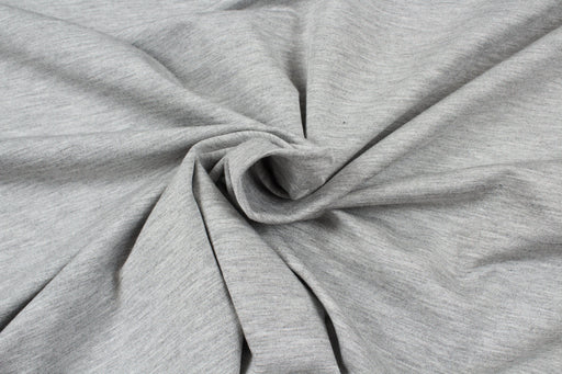 Bamboo Cold Jersey - Stretch - Light Grey (Remnant)-Remnant-FabricSight