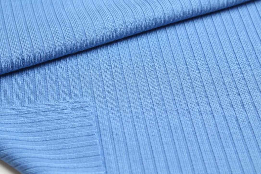 Bamboo Rib 4x2 Stretch Jersey – Soft & Breathable-Fabric-FabricSight