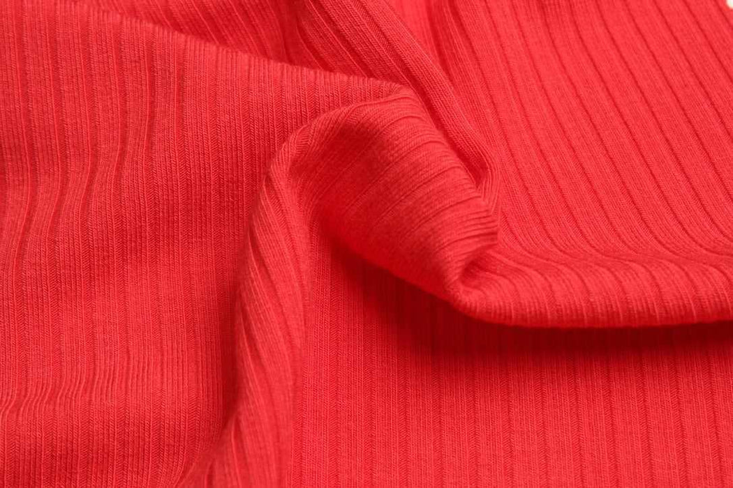 Bamboo Rib 4x2 Stretch Jersey – Soft & Breathable-Fabric-FabricSight