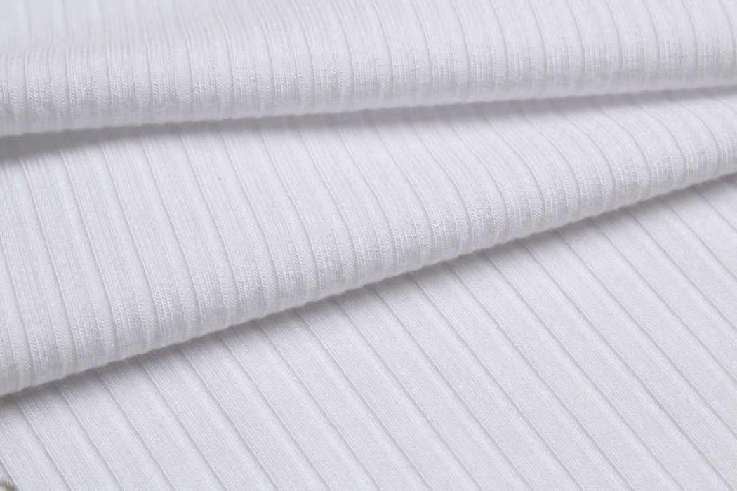 Bamboo Rib 4x2 Stretch Jersey – Soft & Breathable-Fabric-FabricSight