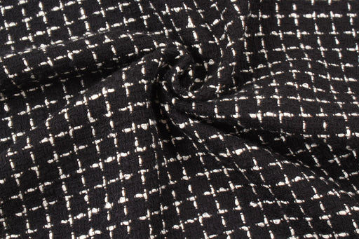 Bicolor Cotton Tweed - Checks-Fabric-FabricSight