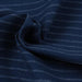 Blue Cotton Stripes - Braided Look-Fabric-FabricSight
