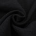Boiled Wool for Winter Coats - Black (Remnant)-Remnant-FabricSight