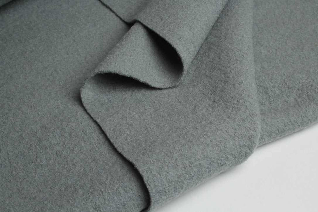 Boiled Wool for Winter Coats - Mint - Remnant-Remnant-FabricSight