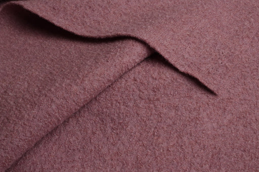 Boiled Wool for Winter Coats - Pale Mauve - Remnant-Remnant-FabricSight
