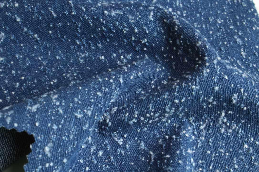 Broken Denim Washed – Recycled Cotton-Fabric-FabricSight