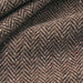 Brown Recycled Wool - Herringbone-Fabric-FabricSight