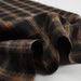 Brown Tartan Wool for Winter Garments-Fabric-FabricSight