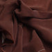 Brown Vegan Silk - Cupro SCARLET - remnant 1.5 mts-Remnant-FabricSight