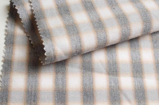 Brushed Cotton Flannel – Checks Shirting (3 Variants)-Fabric-FabricSight