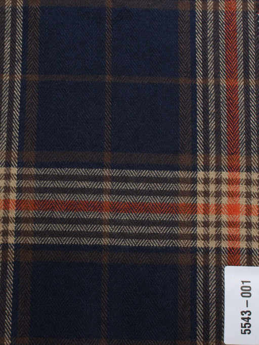 swatch-Brushed Cotton Flannel – Tartan Checks-Fabric-FabricSight