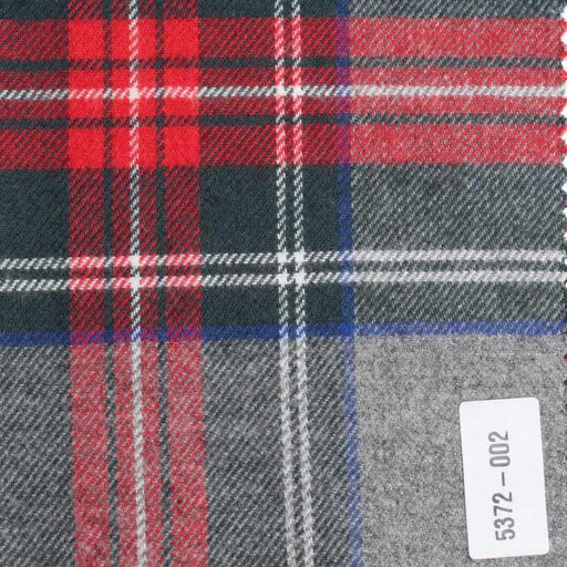 Brushed Cotton Tartan Flannel – Heritage Twill – 4 Classic Colorways-Fabric-FabricSight
