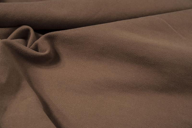 Brushed Cotton for Coats - SERET - Camel-Fabric-FabricSight
