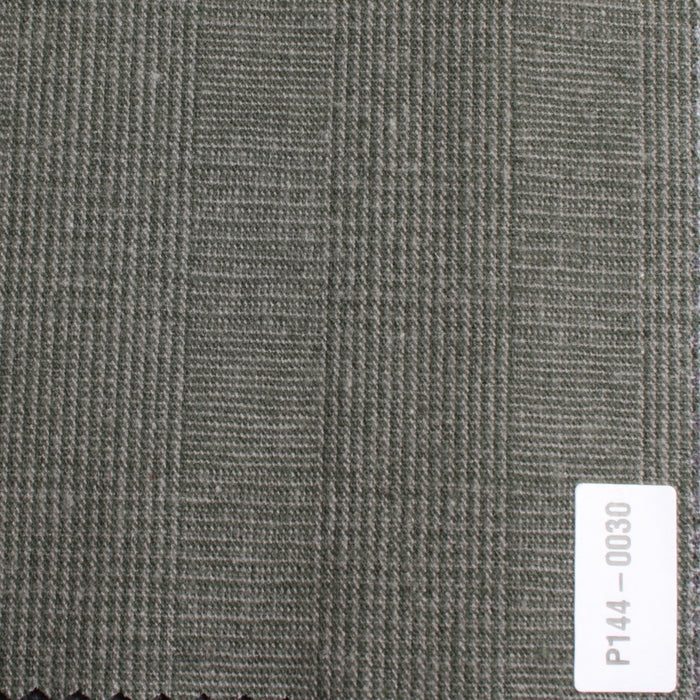Cotton Linen Structured Prince of Wales Fabric – European Flax® – 5 Colors