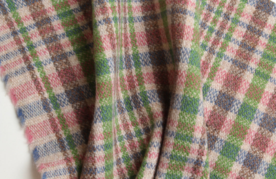 Multicolour Yarn-Dyed Wool Check – Italian Designer Stock