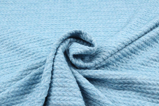 Cashmere Touch Knitted Jacquard - Cable-knit-Roll-FabricSight