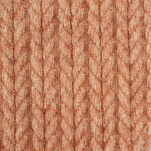 Cashmere Touch Knitted Jacquard - Cable-knit-Roll-FabricSight