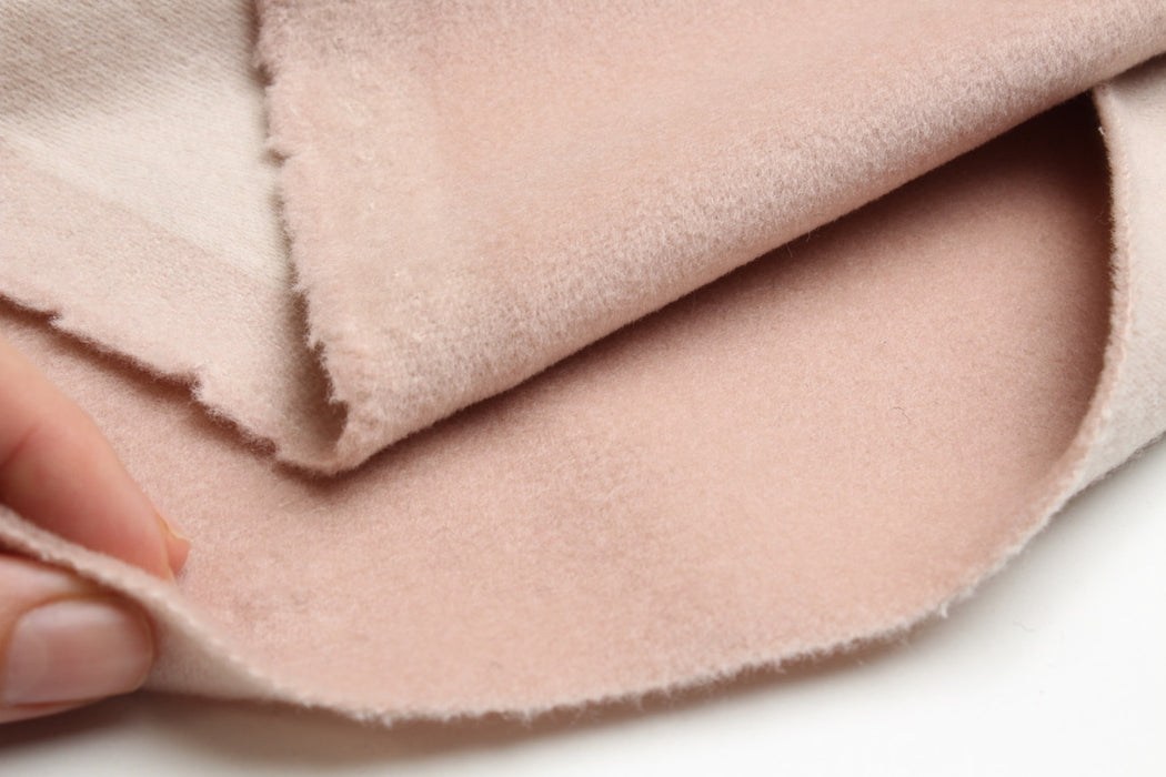 Cashmere and Virgin Wool Fur Coat Fabric – Italian Designer Stock-Fabric-FabricSight
