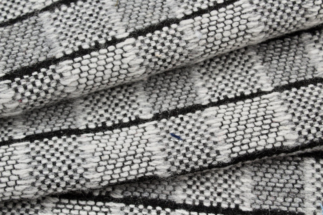 Checks Recycled Wool Jacquard for Coats - 4 colors available-Fabric-FabricSight