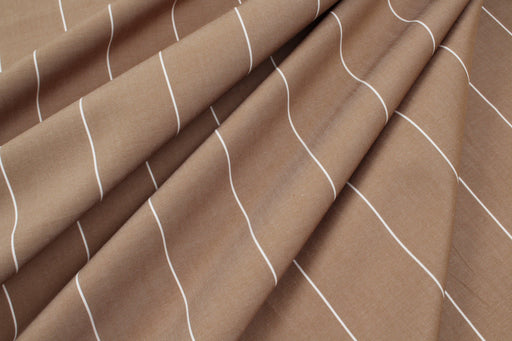 Cotton 60/2 Poplin - Stripes (Remnant 0.80 Mts)-Remnant-FabricSight