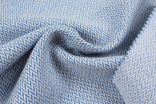 Cotton Blend Chevron Tweed-Fabric-FabricSight