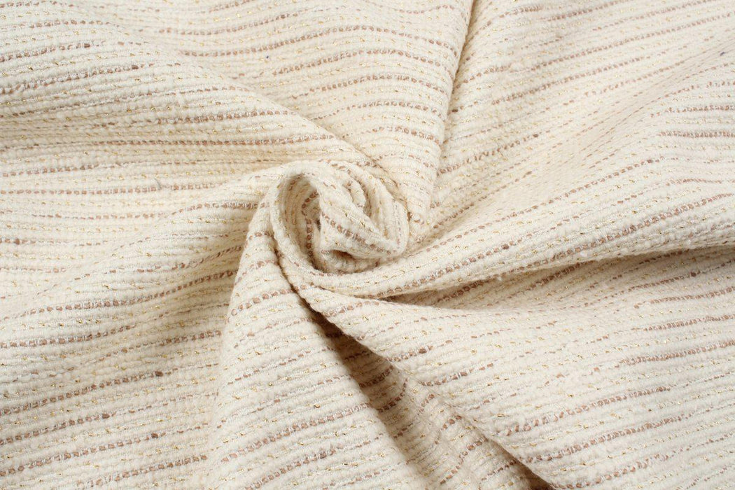 Cotton Blend Slub Tweed with lurex touch-Fabric-FabricSight